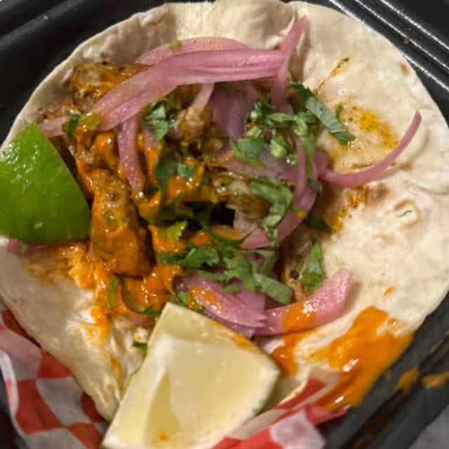 Cochinita Pibil Taco.