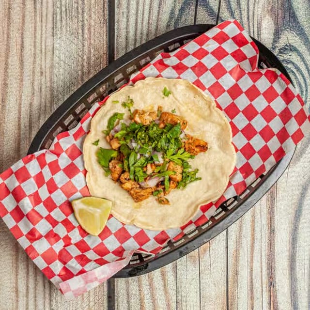 Pollo Asado Taco.